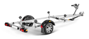 Unbraked boat trailers
